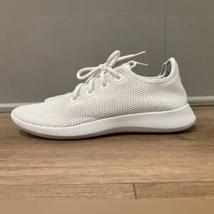 Allbirds Tree Runners Sneakers White-White Soles Womens 11